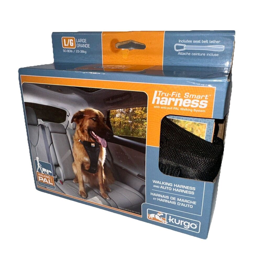 Kurgo Tru-Fit Smart Harness Quick Release Lg Dog 50-80 lbs